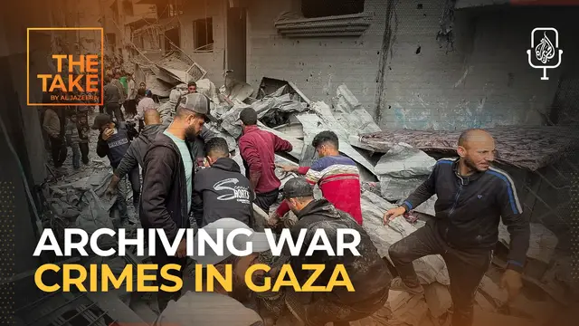 'Video thumbnail for Why is evidence of  Israel's war crimes in Gaza disappearing?'