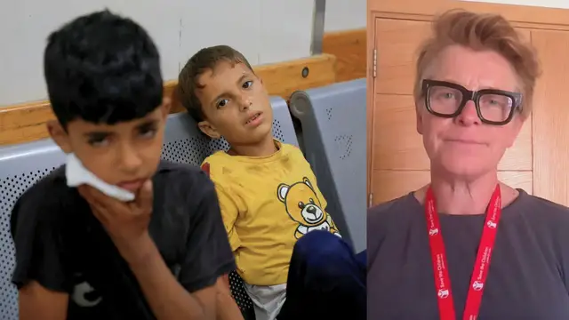 'Video thumbnail for Over 20,000 children killed in Gaza, one child lost every hour: Save the Children'