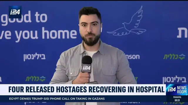 Video thumbnail for Four released hostages recovering in hospital