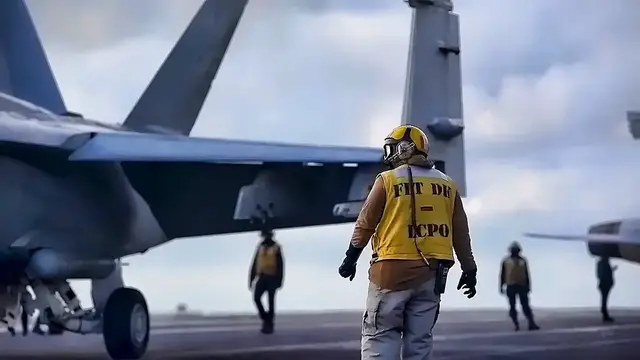 'Video thumbnail for USN Aircraft Carrier In The Mediterranean Sea (JAN 2022)'