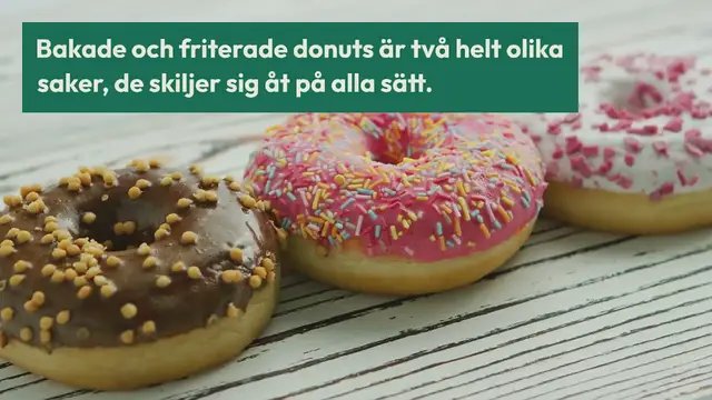 Video thumbnail for Chokladdonuts med chokladfrosting
