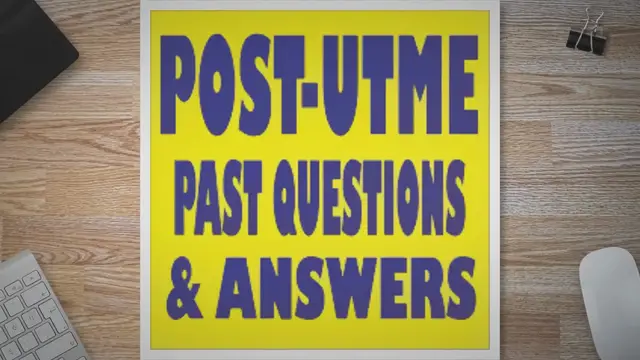 'Video thumbnail for Post-UTME Past Questions & Answers [Free Download] For All Universities In Nigeria ⋆ Legit School News'