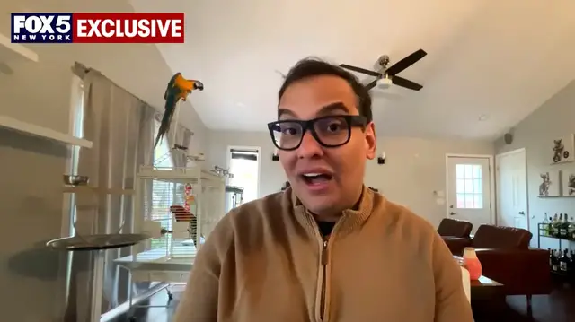 'Video thumbnail for FULL: George Santos post-prison interview | Local exclusive'