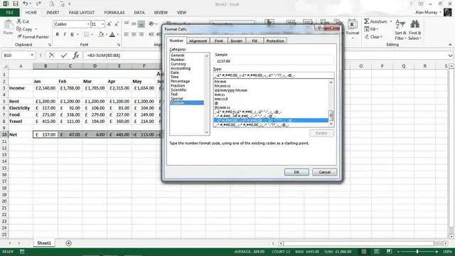 'Video thumbnail for Automatically Format Negative Numbers Red in Excel'