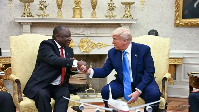 Video thumbnail for What to know about Trump's meeting with South Africa over genocide claims