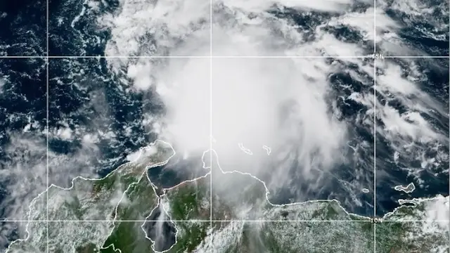 'Video thumbnail for Tropical Storm Melissa batters Dominican Republic with torrential rain'