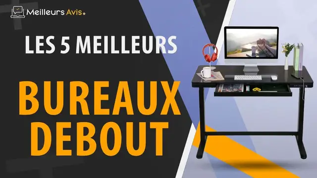 Video thumbnail for ⭐️ MEILLEUR BUREAU DEBOUT - Avis & Guide d'achat (Comparatif 2023)