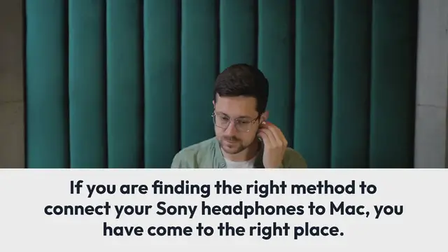 Video thumbnail for How to Connect Sony Headphones to Mac