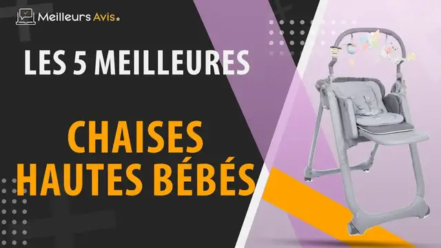 Video thumbnail for ⭐️ MEILLEURE CHAISE HAUTE BÉBÉ - Avis & Guide d'achat (Comparatif 2023)