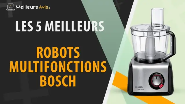 Video thumbnail for ⭐️ MEILLEUR ROBOT MULTIFONCTION BOSCH - Comparatif 2023