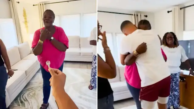 'Video thumbnail for Nephew Surprises Aunt With New Home After Hers Burned Down'