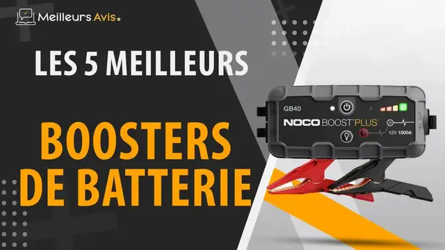 Video thumbnail for ⭐️ MEILLEUR BOOSTER DE BATTERIE - Comparatif 2023