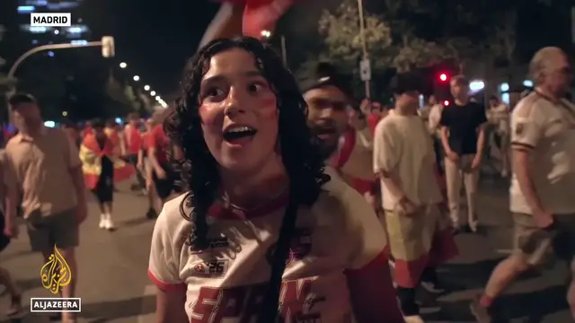 Video thumbnail for Spain Wins FIFA World Cup 2026 | Fans Erupt in Celebration Across Madrid