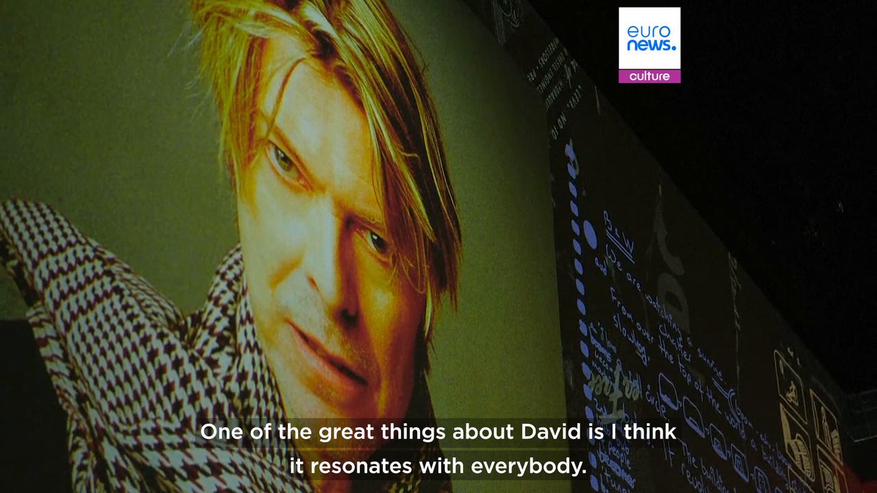 Video thumbnail for 'You’re Not Alone': David Bowie immersive show invites fans inside the artist’s world in London