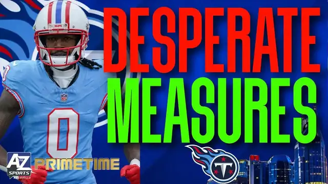 'Video thumbnail for A to Z Sports Nashville: titans' desperate measures: can they fix calvin ridley's confidence?'