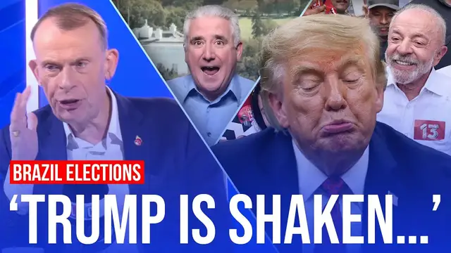 Video thumbnail for Trump will be 'very unhappy' over the election in Brazil