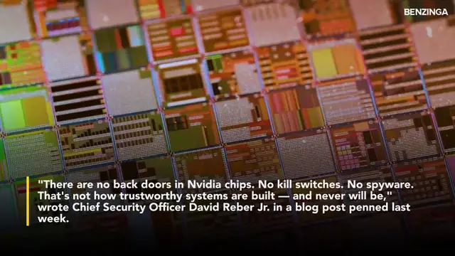 'Video thumbnail for Nvidia Says There Are No 'Backdoors' In Its Chips As Beijing Demands Answers- 'No Kill Switches, No Spyware''