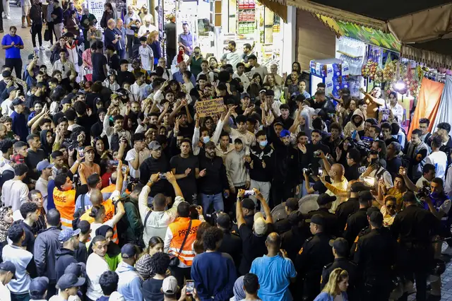 'Video thumbnail for Protesters and police clash as Morocco unrest escalates'