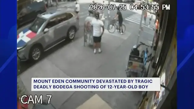 Video thumbnail for Mount Eden community mourns 12-year-old boy killed in stray shooting as suspect faces murder charge