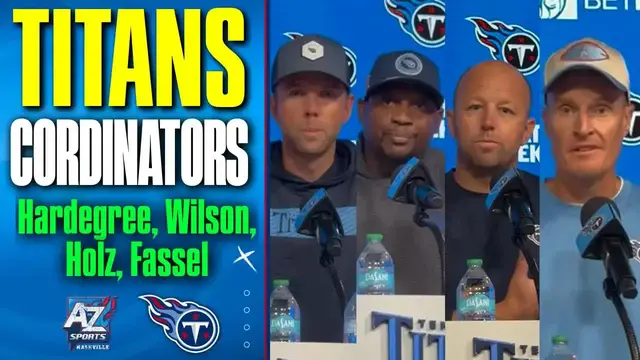 'Video thumbnail for a to z sports nashville: titans coordinators address media: game plan, special teams, & defensive awareness'