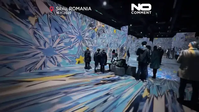 Video thumbnail for New media museum opens, showcasing digital art through immersive technology