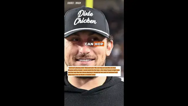 'Video thumbnail for Johnny Manziel Called Arch Manning’s Celebration “Corny”'