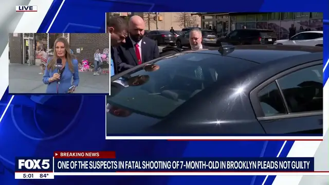 Video thumbnail for Suspect in fatal shooting of 7-month-old pleads not guilty