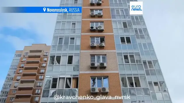 'Video thumbnail for Russia temporarily suspends oil exports from Novorossiysk following Ukrainian attack'