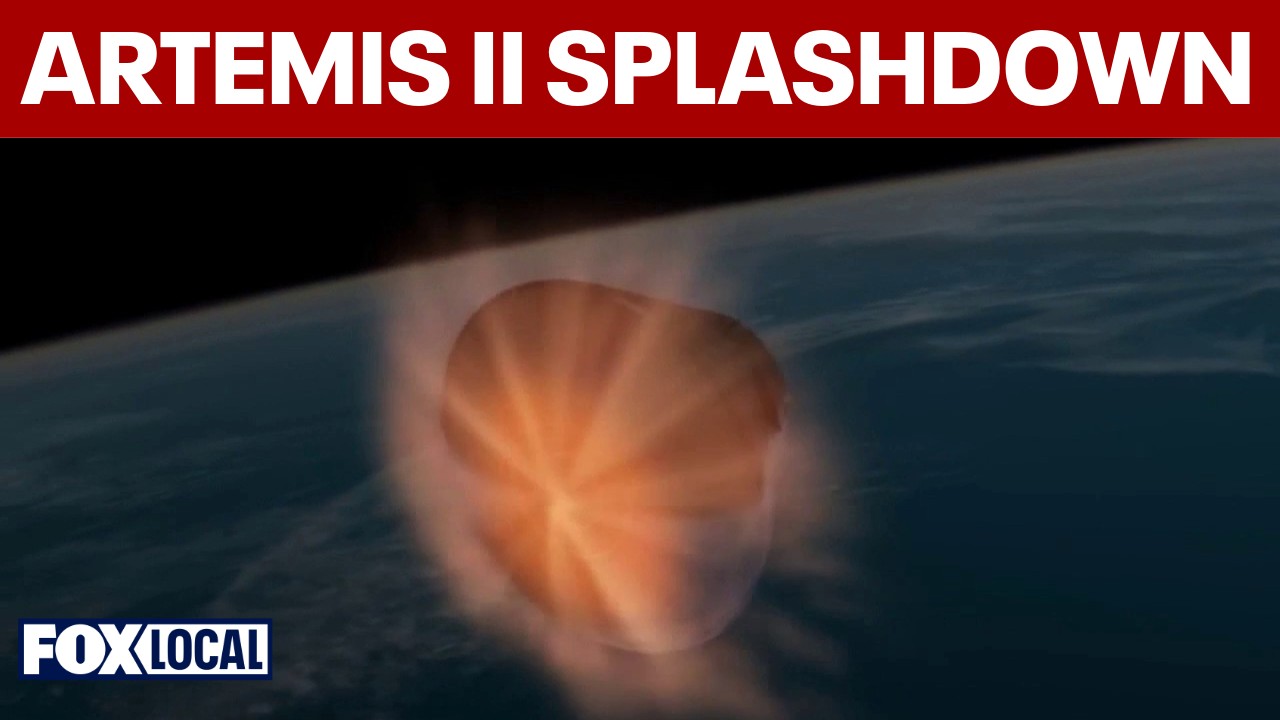 Video thumbnail for Artemis II crew prepares for splashdown