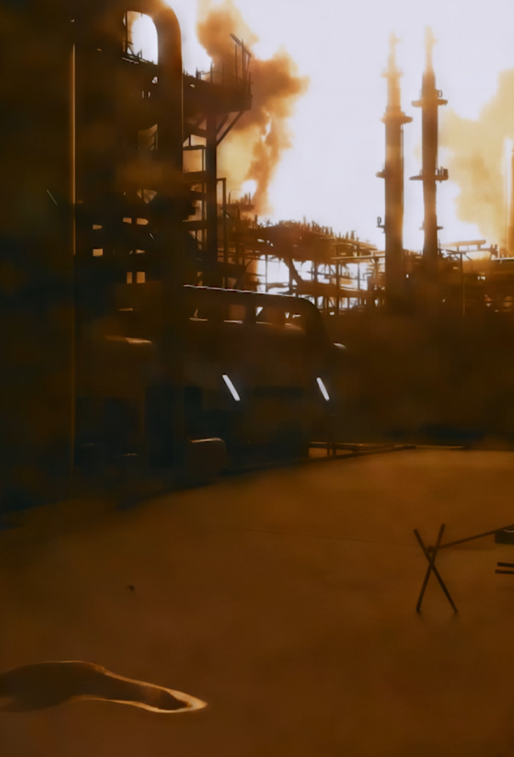 Video thumbnail for New videos show Iranian attacks on Qatar LNG facility in March