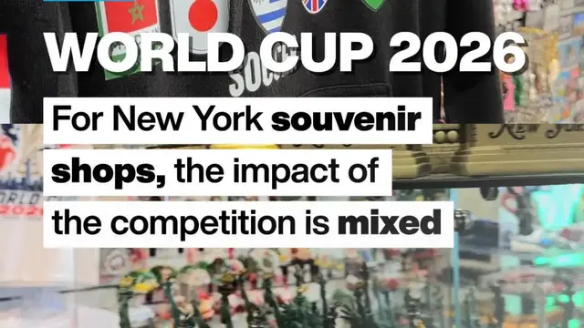 Video thumbnail for World Cup 2026: for New York souvenir shops, the impact is mixed