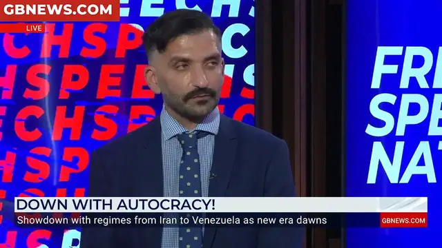 Video thumbnail for WATCH: FURIOUS Iran protesters TEAR Islamic Republic flag down as violent clashes spread