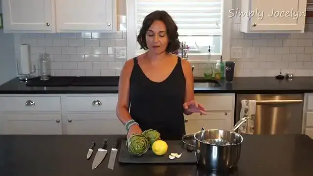 'Video thumbnail for How to Make Delicate Tasty Artichokes - Simply Jocelyn'