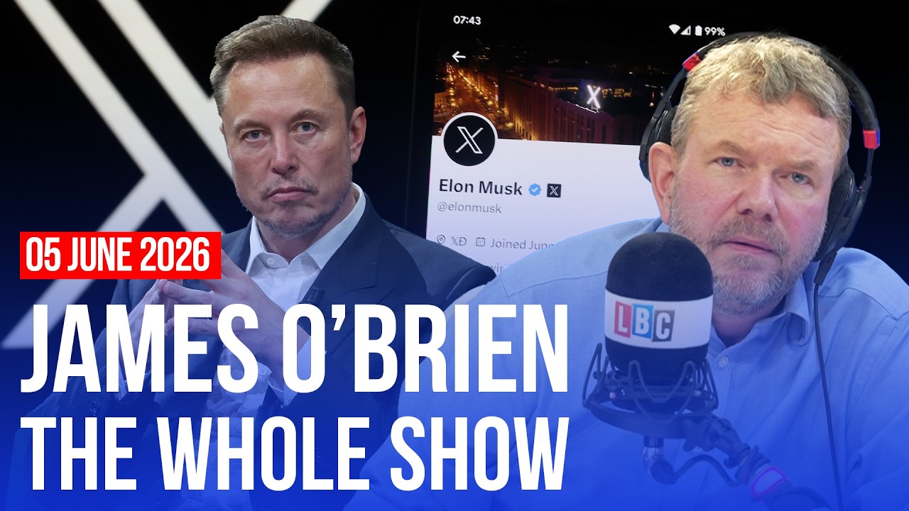 Video thumbnail for 'Why would the government want to be on Twitter?' | James O’Brien - The Whole Show