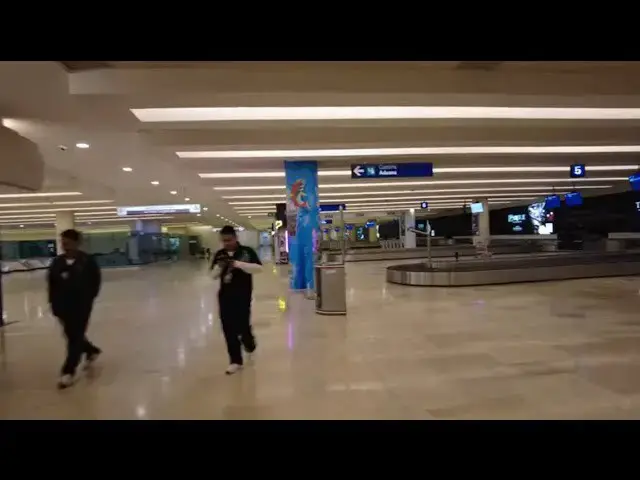 Video thumbnail for Cancun Airport International Arrival CUN 2025