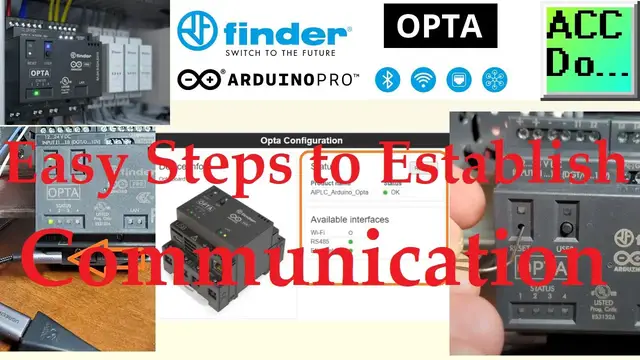 Video thumbnail for Easy Steps to Establish Communication between Arduino Opta IoT PLC