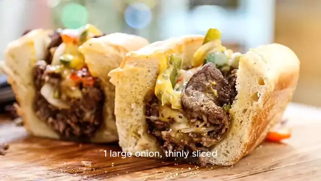 Video thumbnail for Philly Cheesesteak Recipe