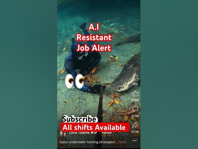 Video thumbnail for #ai resistant job alert subscribe for all shifts ￼#shortsfeed #funny