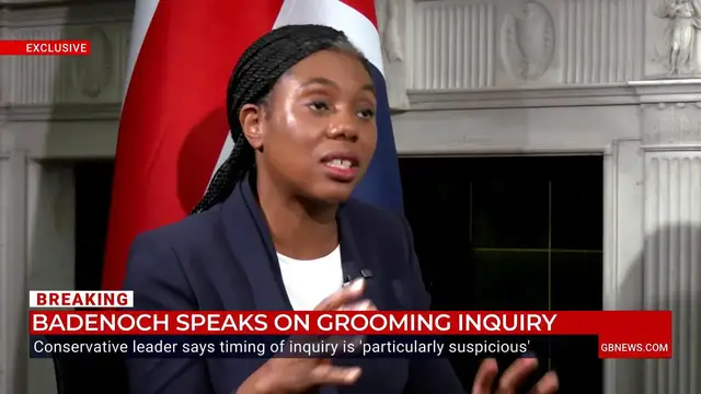Video thumbnail for WATCH IN FULL: Kemi Badenoch hits out at ‘dishonest’ Labour as she speaks out on grooming gangs inquiry