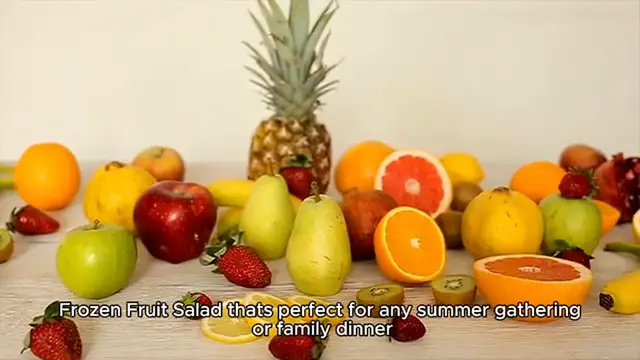Video thumbnail for Frozen Fruit Salad recipe