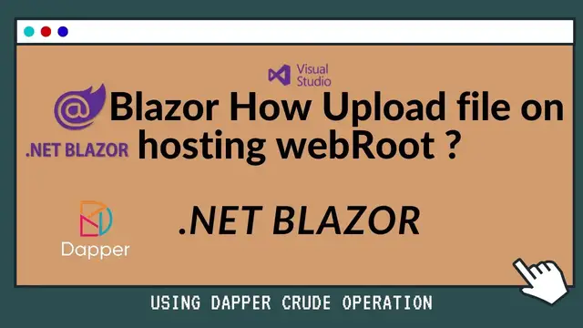 Video thumbnail for Blazor How Upload File on hosting webroot