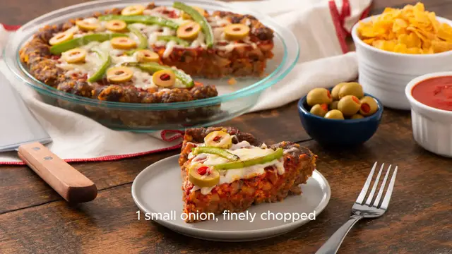 Video thumbnail for Pizza Burger Pie recipe