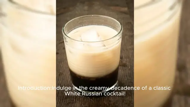 Video thumbnail for White Russian Recipe