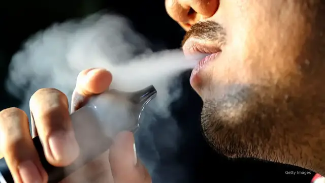 'Video thumbnail for SCOTUS upholds FDA's block against vape companies selling fruity products'