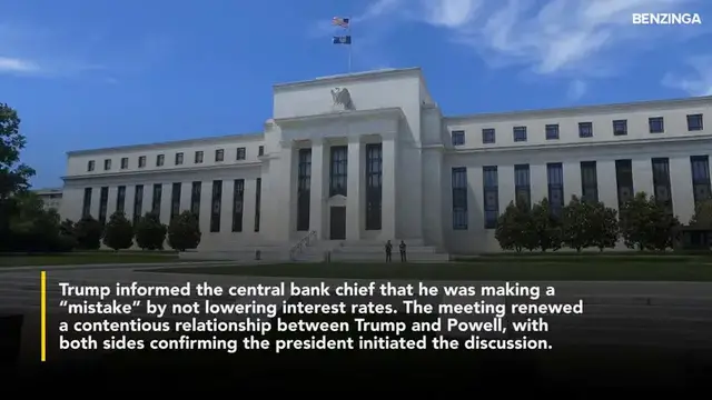 Video thumbnail for Trump Tells Powell He's 'Making A Mistake' By Not Cutting Rates, Fed Reaffirms Independence