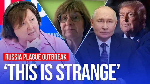 Video thumbnail for Trump says US is 'monitoring' Russian plague deaths