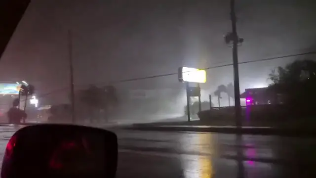 Video thumbnail for US: Hurricane Isaias Batters Florida Panhandle With Fierce Winds and Heavy Rain 2.