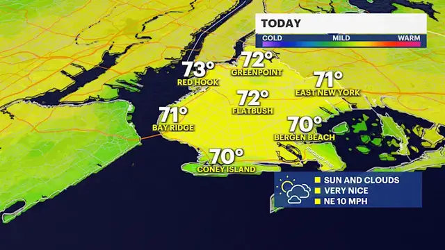 Video thumbnail for Autumn inbound: Breezy Sunday showers make way for midweek chill in the Bronx
