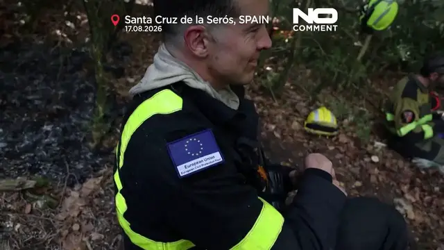 Video thumbnail for Spain and France battle wildfires as 17,000 hectares burn in Aragon