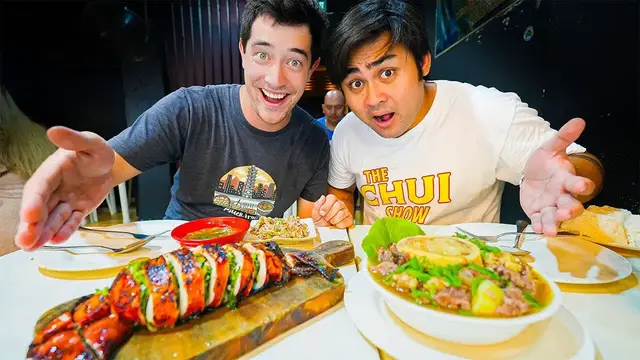 Video thumbnail for 24 Hours of FILIPINO STREET FOOD in MANILA!! CRAZY Philippines Food Tour with @TheChuiShow